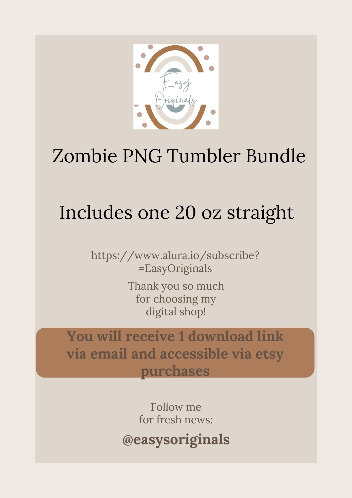 Zombie 20 oz Skinny Tumbler Sublimation, png digital download