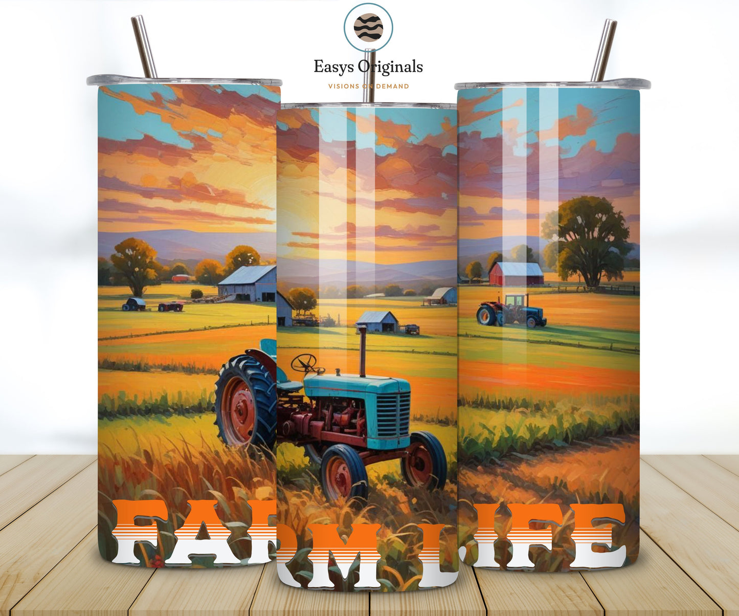 Life is Better on the Farm Life 20 oz Skinny Tumbler Sublimation Design bundle Digital Download PNG DIGITAL, Rustic Ranch Tumbler Wrap