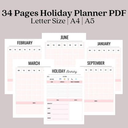 Christmas budget planner pdf, holiday printable planner