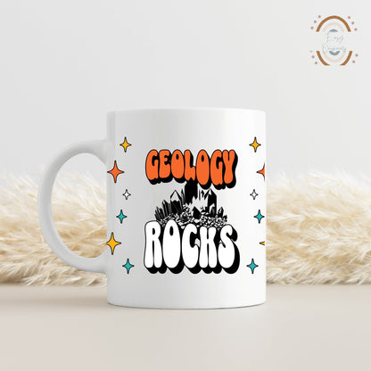 Geology Mug - Geology Rocks, 11oz, 15oz Sublimation Wrap, Digital Download Mug PNG, Digital Download PNG