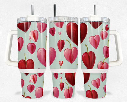 Valentines tumbler bundle, 40 oz tumbler wrap png, 40 oz Love Themed Tumbler, valentines png